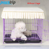 Cute Ruffles Pet Dog Crates Cover