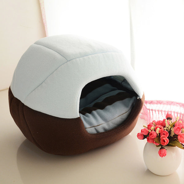 Soft Warm Pet Cave Blanket + House