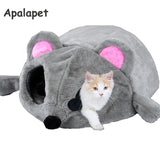 Grey Mouse Shape Small Cat House