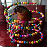 100CM Rainbow Bead Swing Birds Ladder