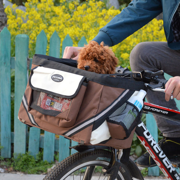 Pet Dog Cat Bicycle Carrier Bag