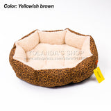 Leopard print Pet Cat and Dog Bed