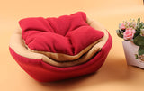 Soft Warm Pet Cave Blanket + House