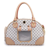 100% Leather Outdoor Travel Pet Carrier