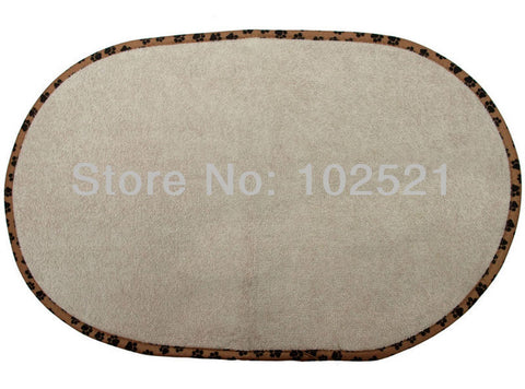 Paw Imprint Design Pet Placemat
