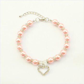 Handmade Pearl Pet Necklace Collar