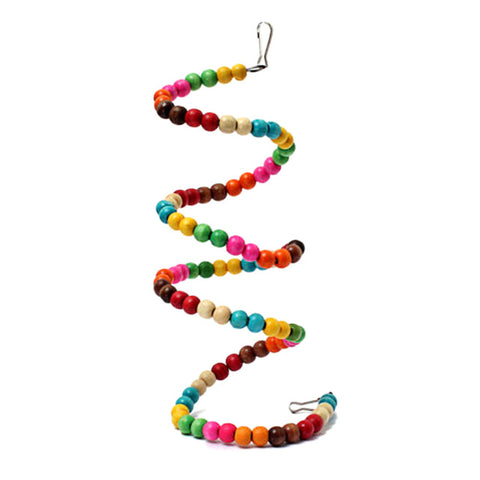 100CM Rainbow Bead Swing Birds Ladder