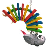 Colorful Wooden Birds Swing Toy