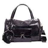 Luxury PU Leather Foldable Carrier Bag
