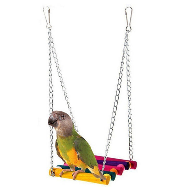 Random Color Pet Bird Toys Parakeet Budgie