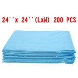 200 Pcs  Dog Wee Pee Training Piddle Pad