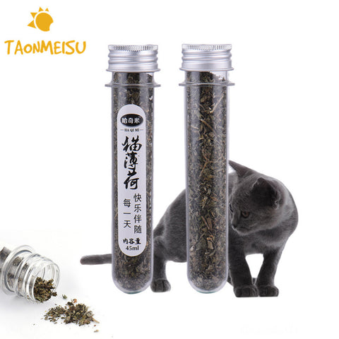 Natural Catnip Debris Menthol Flavor Cat Treat