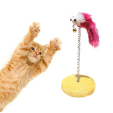 Spring Bells Scratching Pad Toy