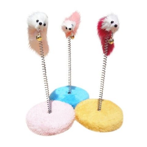 Spring Bells Scratching Pad Toy