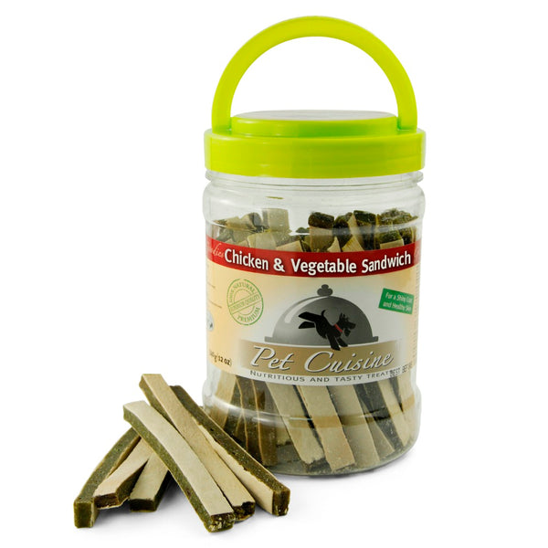 100% Natural Chicken & Vegetable Chew Sticks