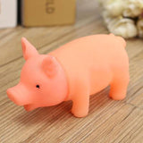 Pig Squeak Cute Rubber Chewing Toy