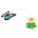 Electric Rotating Colorful Butterfly For Cats Fun