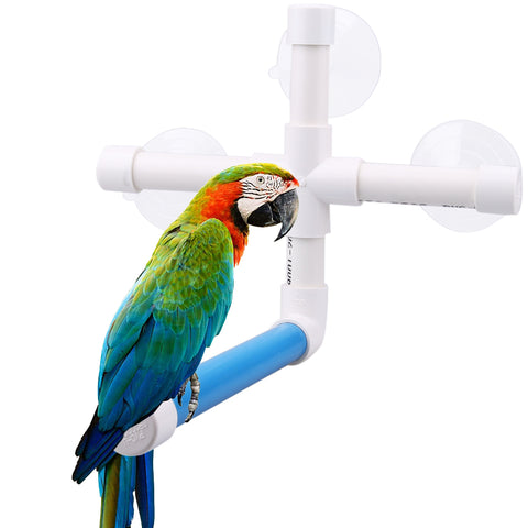 Bird Bath Shower Standing Platform Rack Perch