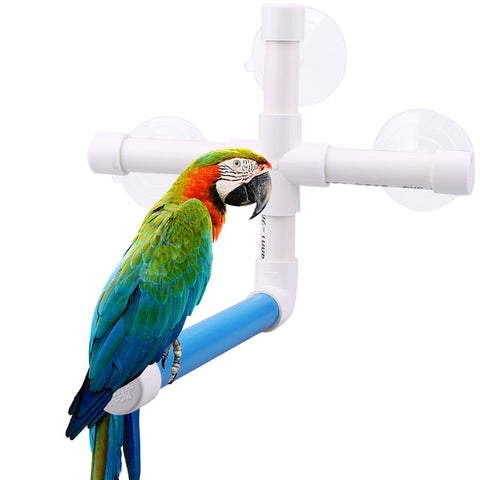 Bird Bath Shower Standing Platform Rack Perch