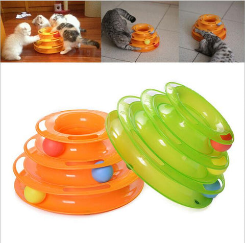 Intelligence Triple Play Disc Cat Toy