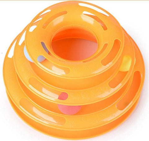 Intelligence Triple Play Disc Cat Toy