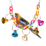 32cm Acrylic Pet Bird Bell Hanging Toy