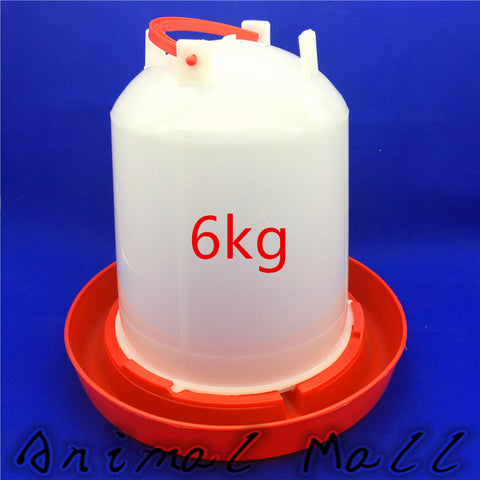 2 sets 6kg Raising Poultry drinking cup