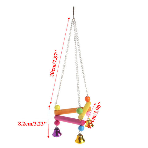Wood Hammock Swing Stand Hanging Toyy
