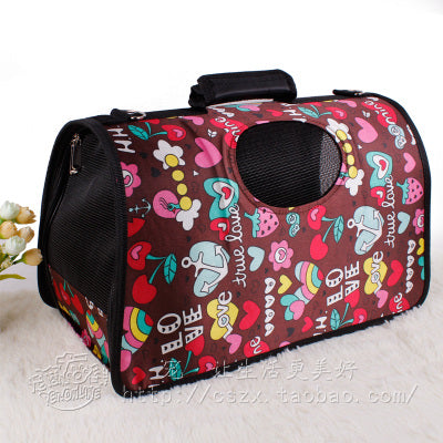 Mesh Portable Dog Crate Carrier