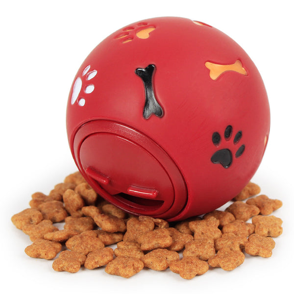 Rotatable Rubber pet Interactive ball toy