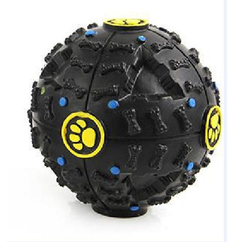 Dog Food Dispenser Squeaky Giggle Ball Toy