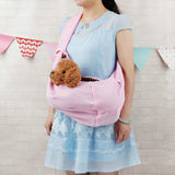 Hands-Free Reversible Small Dog Cat Sling Carrier