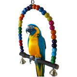15 /30 cm Wooden Bird Parrot Swing Toys Parakeet