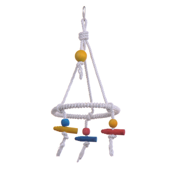 Swing Cotton Rope Birds Toy