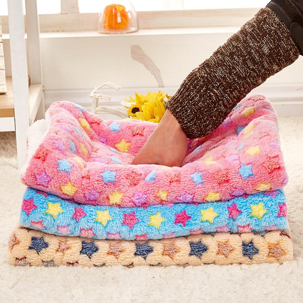 Coral Cashmere Soft Warm Pet Blanket