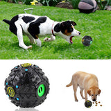 Dog Food Dispenser Squeaky Giggle Ball Toy