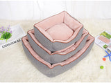 Cotton Linen  Soft Pet Bed