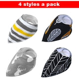 4 Pcs Pet Bandana Collar
