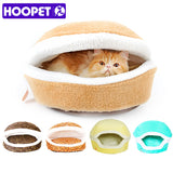 Warm Hamburger Cat Bed House
