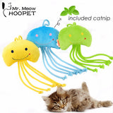 Jelly Fish Organic Catnip Scratching Chew Toy