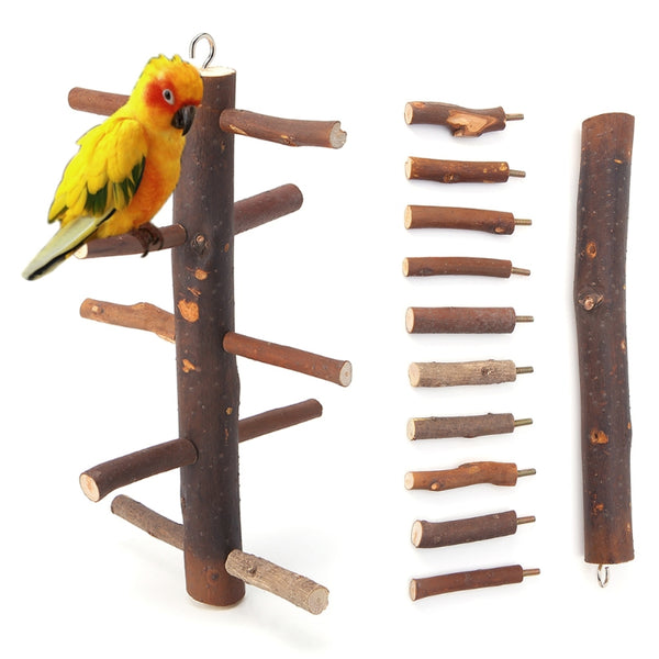 Bird Wooden Rotate Ladder Stand