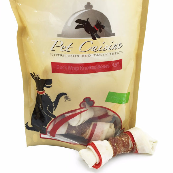 Pet Cuisine Duck Wrap Knotted Bones For Dogs