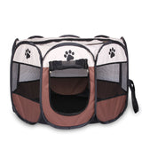 Paw Print Easy Operation Octagonal Fence Playpen