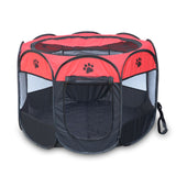 Paw Print Easy Operation Octagonal Fence Playpen
