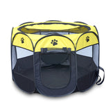 Paw Print Easy Operation Octagonal Fence Playpen