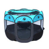Paw Print Easy Operation Octagonal Fence Playpen
