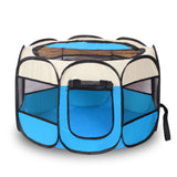 Paw Print Easy Operation Octagonal Fence Playpen