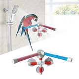 Birds Bath Shower Standing Platform Rack Perch