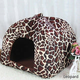 Foldable Soft Strawberry Cave Pet House