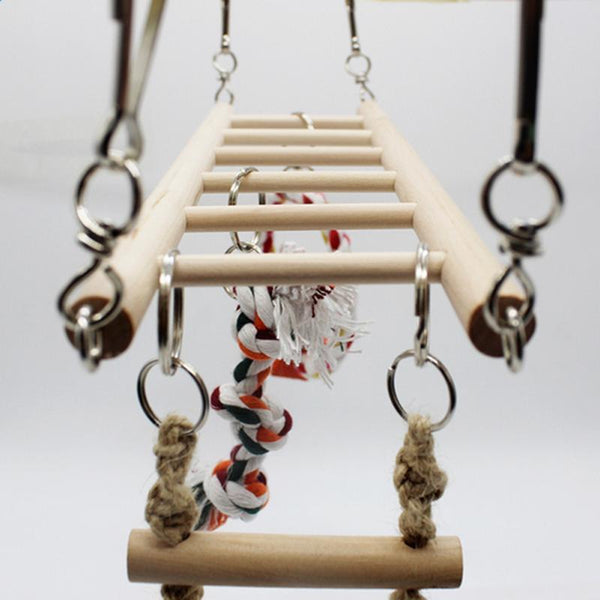 Parrot Climbing Net Hanging Ladder Bridge Toy
